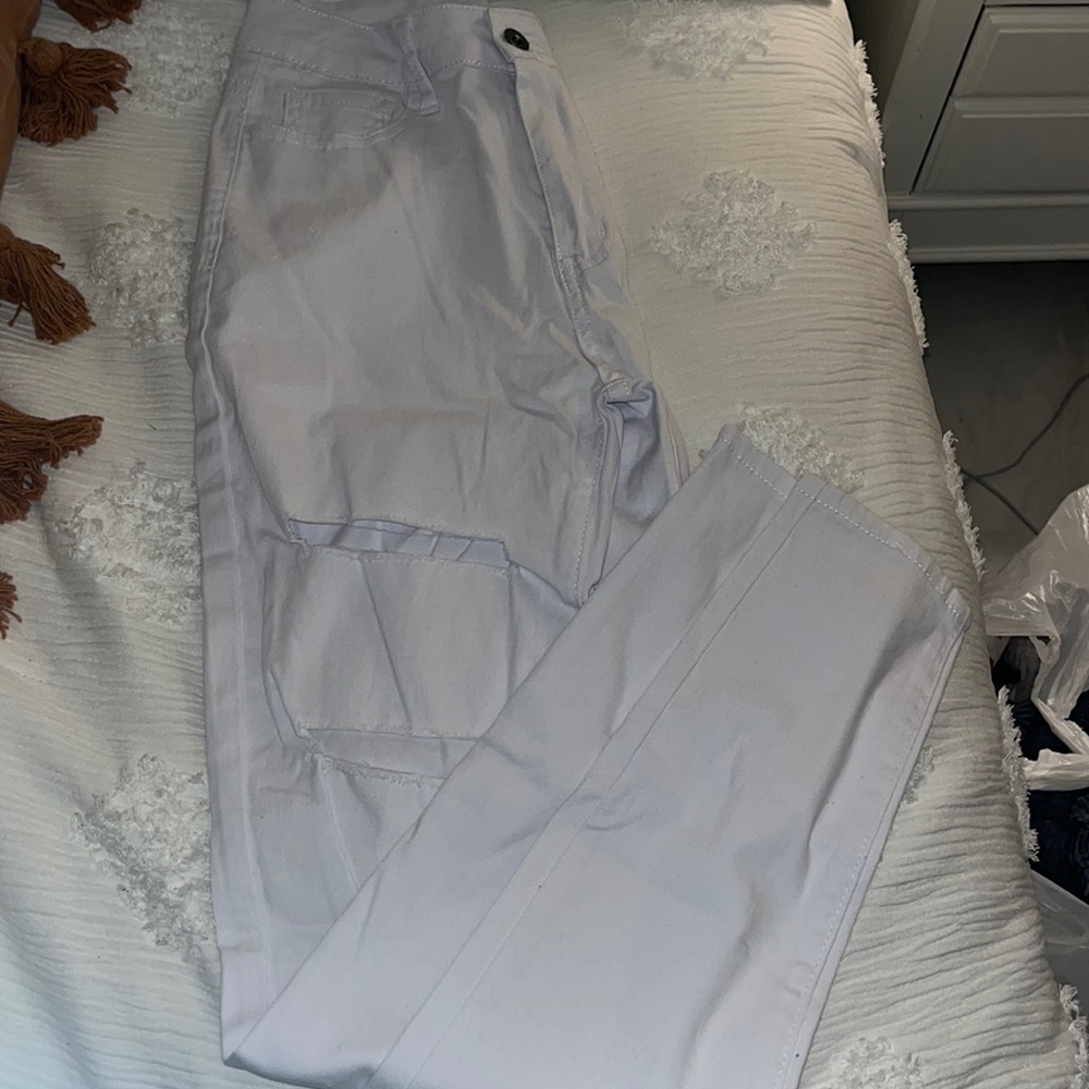 White jeans